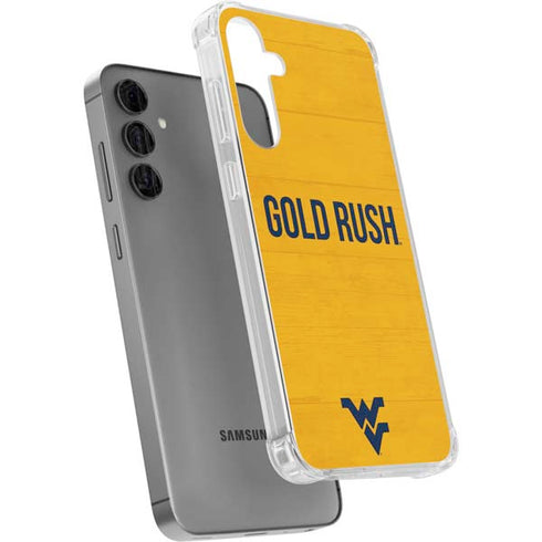 West Virginia University Mountaineers Galaxy S24 Plus Clear Case